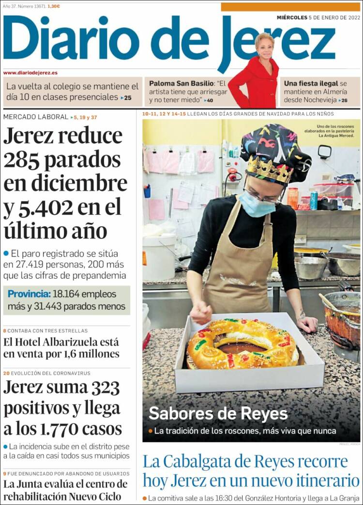 Portada de Diario de Jerez (Espa&ntilde;a)