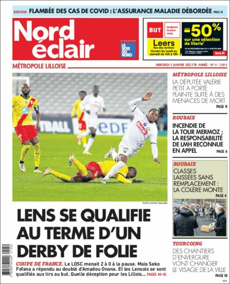 Portada de Nord Éclair (Francia)