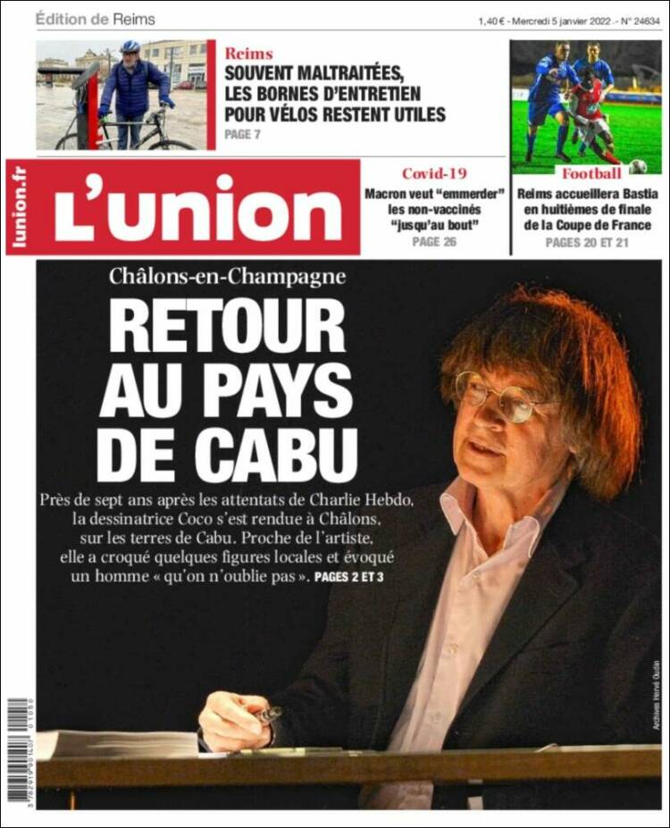 Portada de L'Union (Francia)