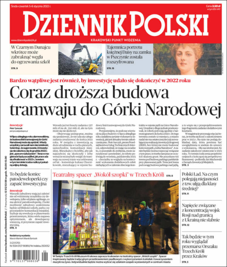 Portada de Dziennik (Polonia)