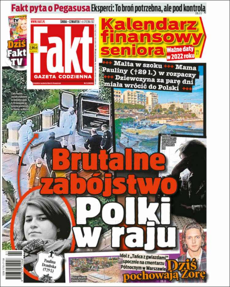Portada de Fakt (Polonia)