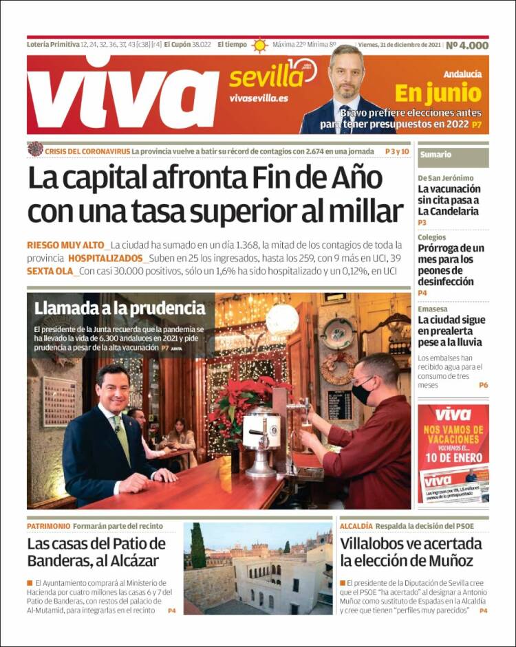 Portada de Viva Sevilla (España)