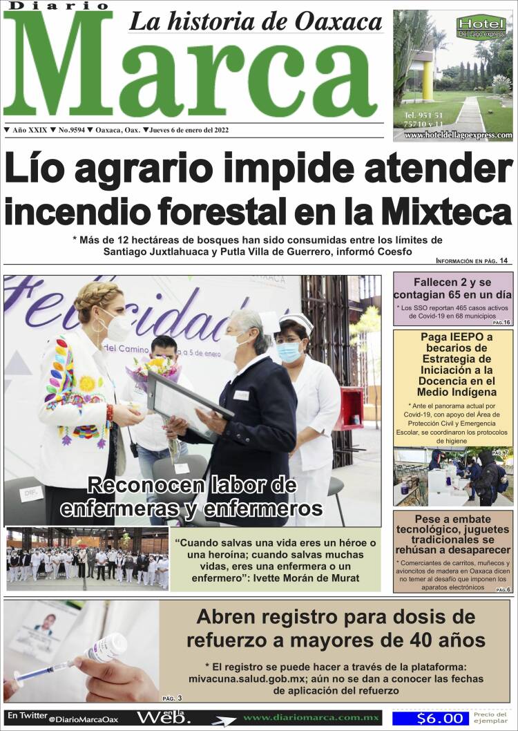 Portada de Diario Marca (México)