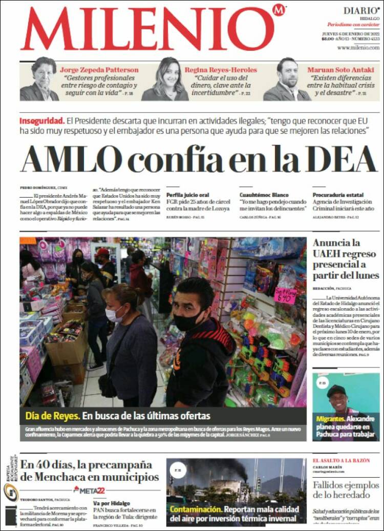 Portada de Milenio de Hidalgo (México)