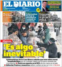 Portada de El Diario NY (USA)