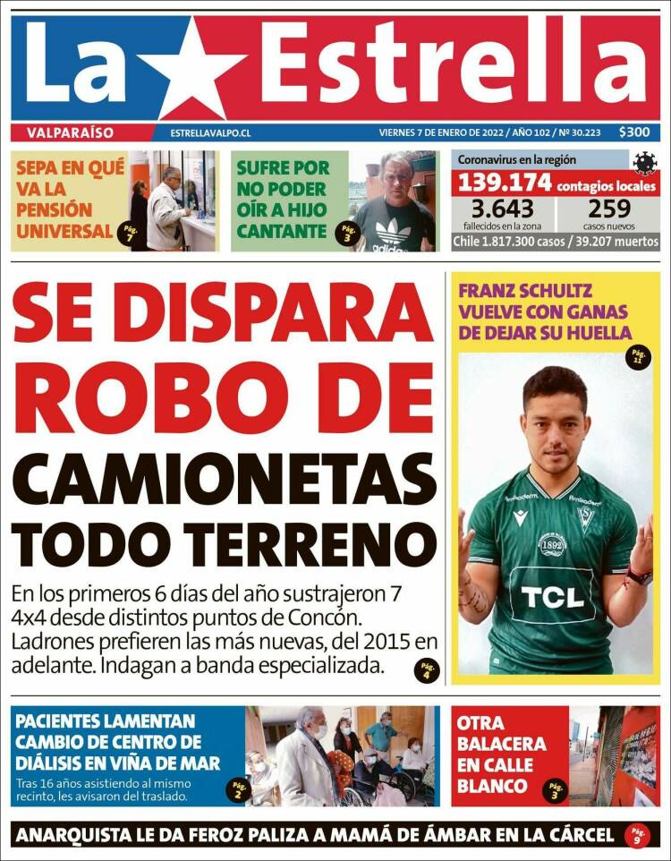 Portada de Estrella de Valparaiso (Chile)