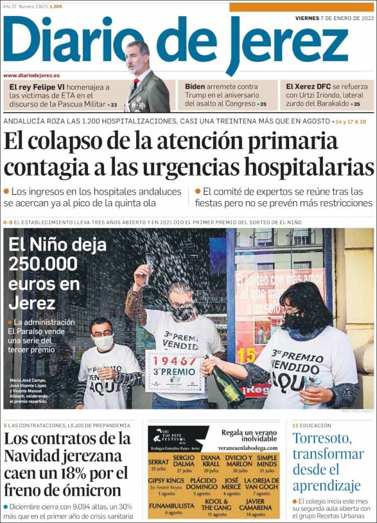 Portada de Diario de Jerez (Espa&ntilde;a)