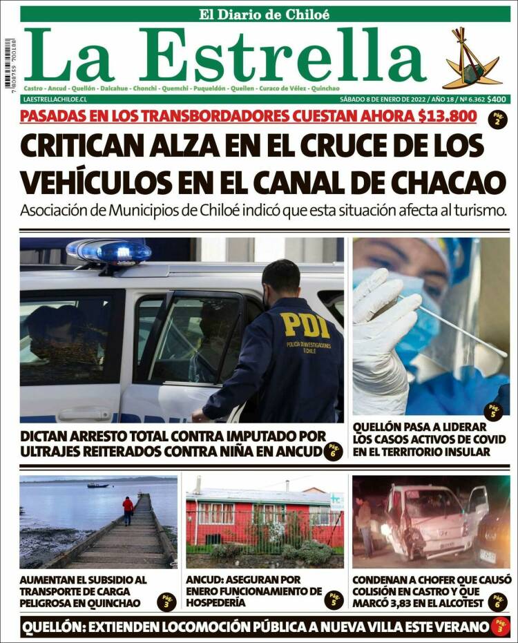 Portada de Estrella de Chiloé (Chile)