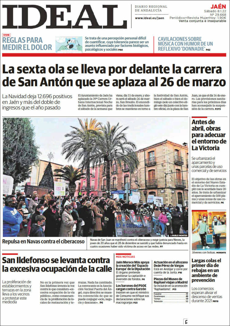 Portada de El Ideal de Jaén (Espa&ntilde;a)