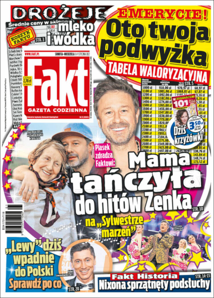 Portada de Fakt (Polonia)
