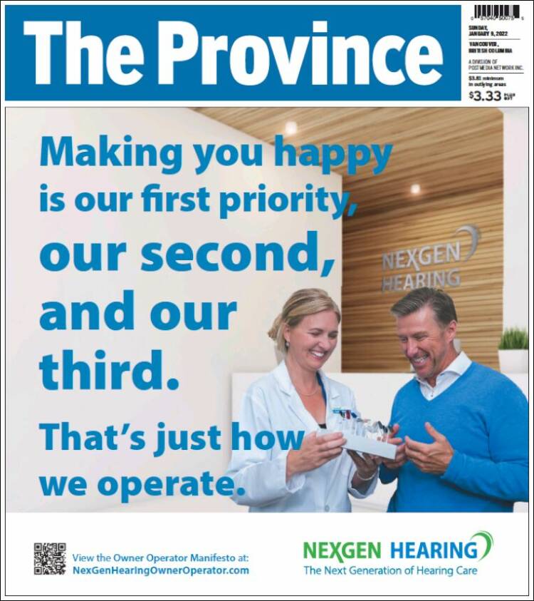 Portada de The Province (Canada)