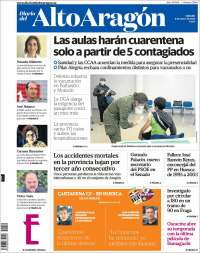 Portada de Diario del AltoAragón (España)