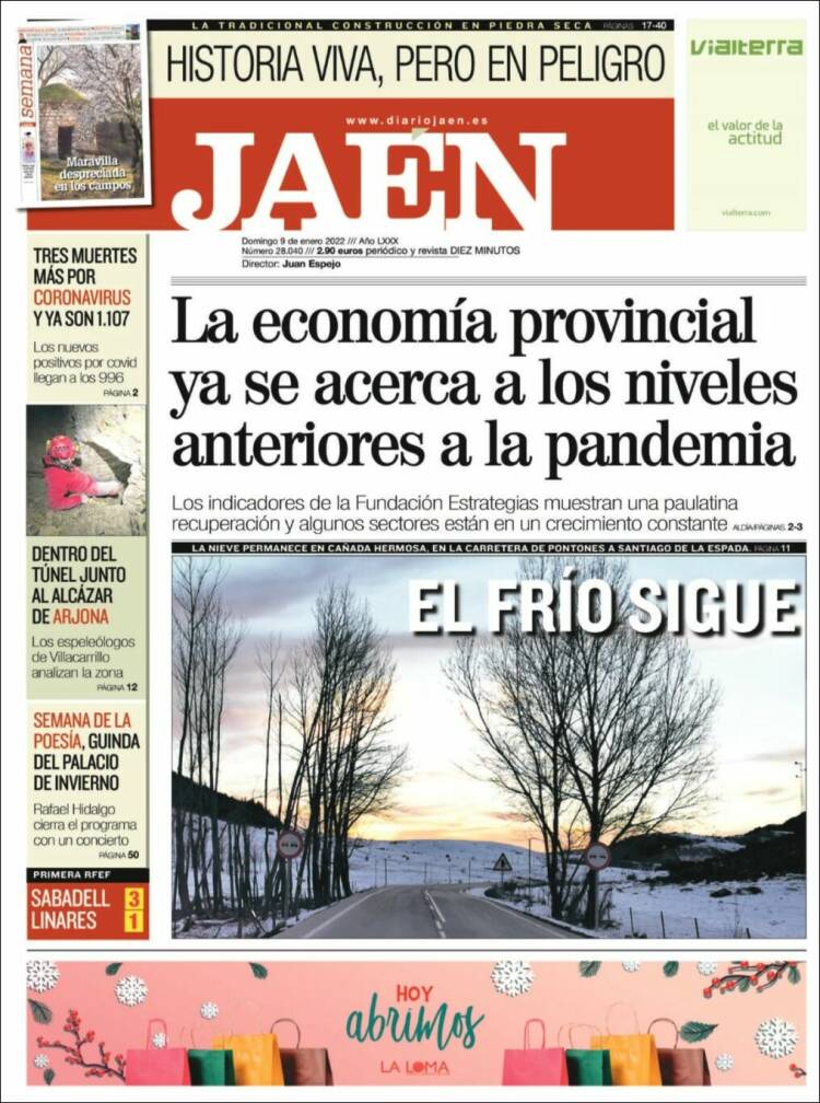 Portada de Diario Jaén (España)