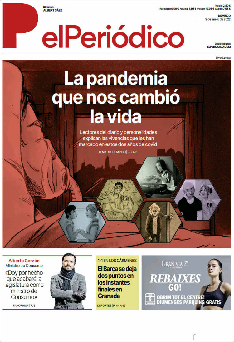 Portada de El Periódico (España)