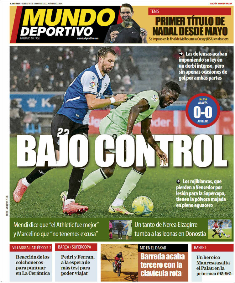 Portada de Mundo Deportivo Bizkaia (Espa&ntilde;a)