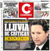 Portada de Diario Correo (Per&uacute;)