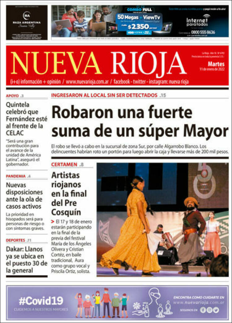 Portada de Nueva Rioja (Argentina)