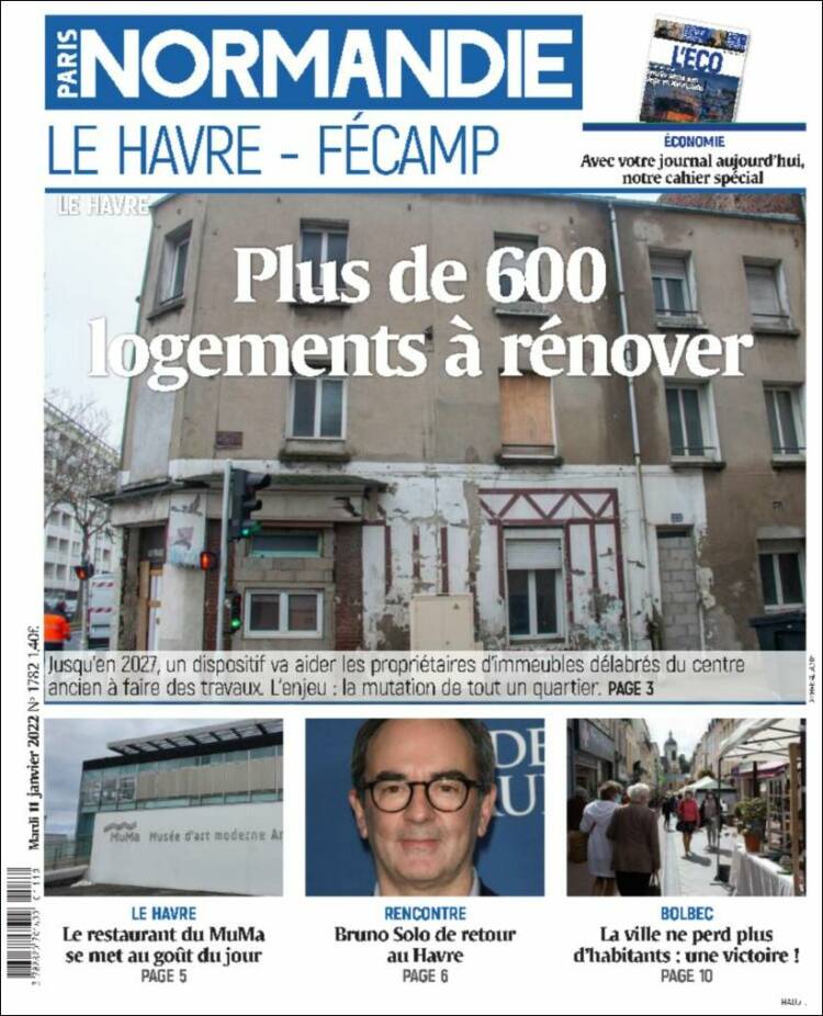 Portada de Le Havre Libre (Francia)