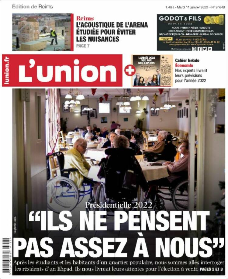 Portada de L'Union (Francia)