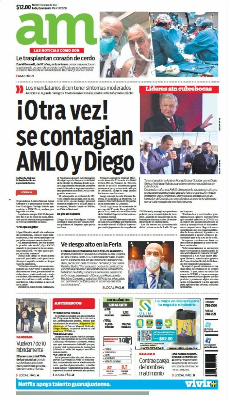 Portada de Al Día A.M. (M&eacute;xico)