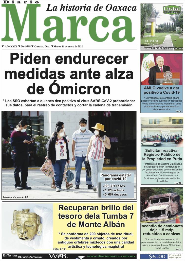 Portada de Diario Marca (M&eacute;xico)