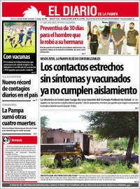 Portada de Diario de La Pampa (Argentina)