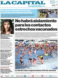 Portada de Diario La Capital - Mar del Plata (Argentina)