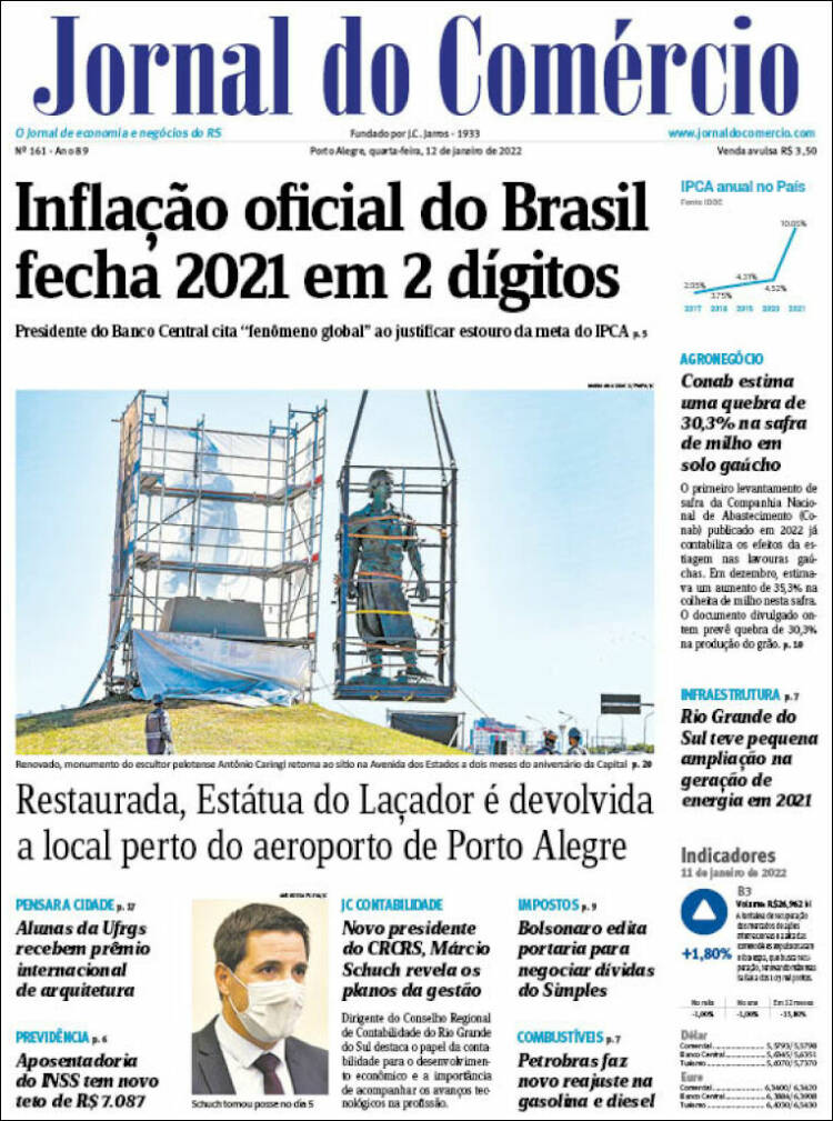 Portada de Jornal do Comércio (Brasil)