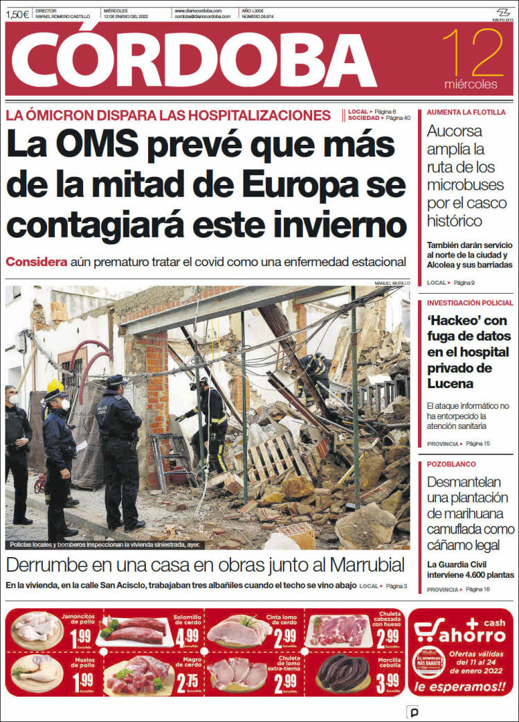 Portada de Diario de Córdoba (Espa&ntilde;a)