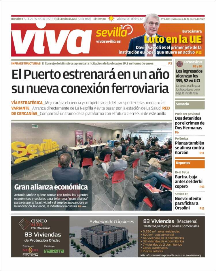 Portada de Viva Sevilla (España)