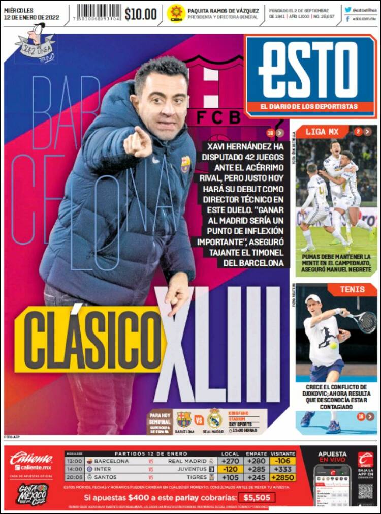 Portada de Esto (M&eacute;xico)