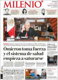 Portada de Milenio - Jalisco (M&eacute;xico)