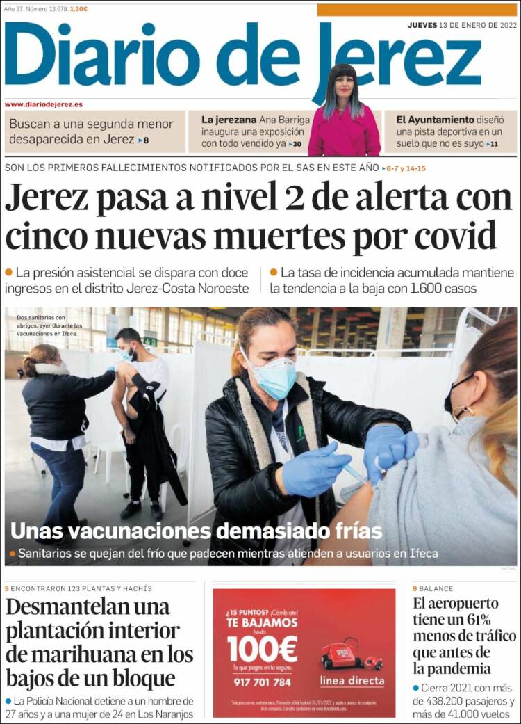 Portada de Diario de Jerez (España)