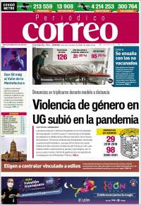 Portada de Correo - El diario del Estado de Guanajuato (M&eacute;xico)