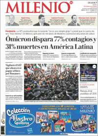 Portada de Milenio - Jalisco (M&eacute;xico)