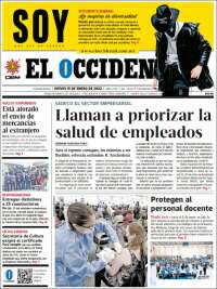 Portada de El Occidental (M&eacute;xico)