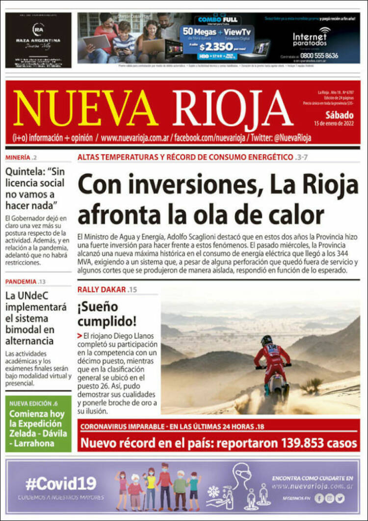 Portada de Nueva Rioja (Argentina)