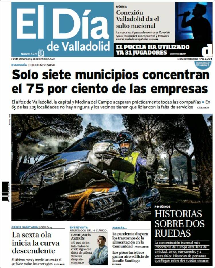 Portada de El Día de Valladolid (Spain)