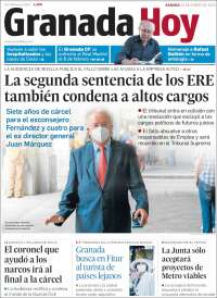 Portada de Granada Hoy (España)