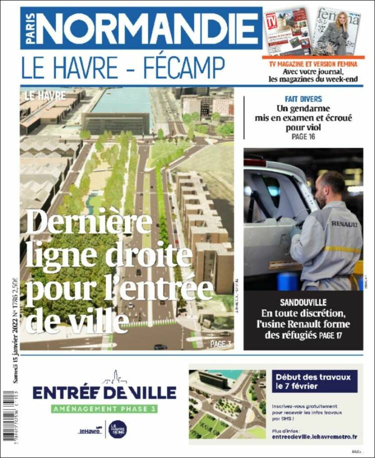 Portada de Progres de Fecamp (Francia)