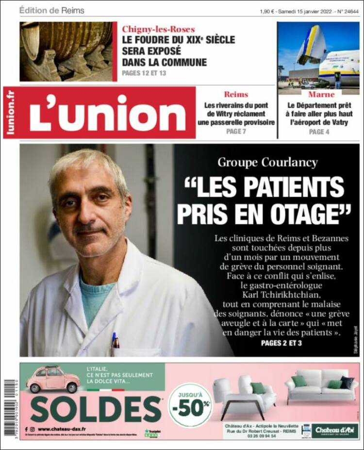 Portada de L'Union (Francia)