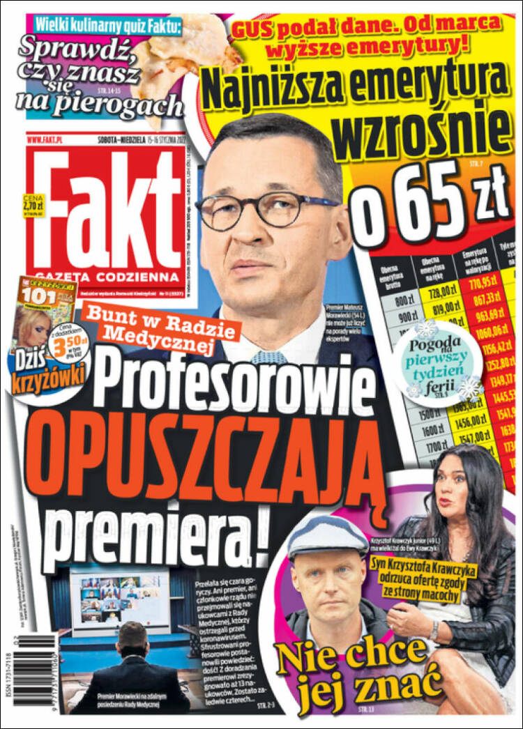 Portada de Fakt (Polonia)