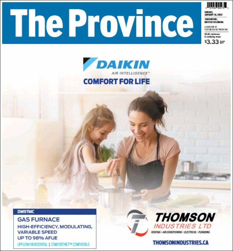 Portada de The Province (Canada)