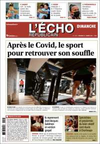 Portada de L'Echo Républicain (Francia)