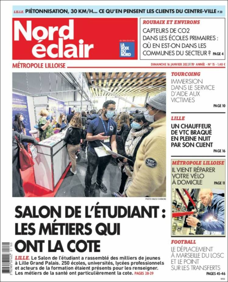 Portada de Nord Éclair (Francia)