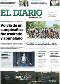 Portada de Diario de la República (Argentina)