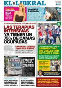 Portada de Diario El Liberal (Argentine)