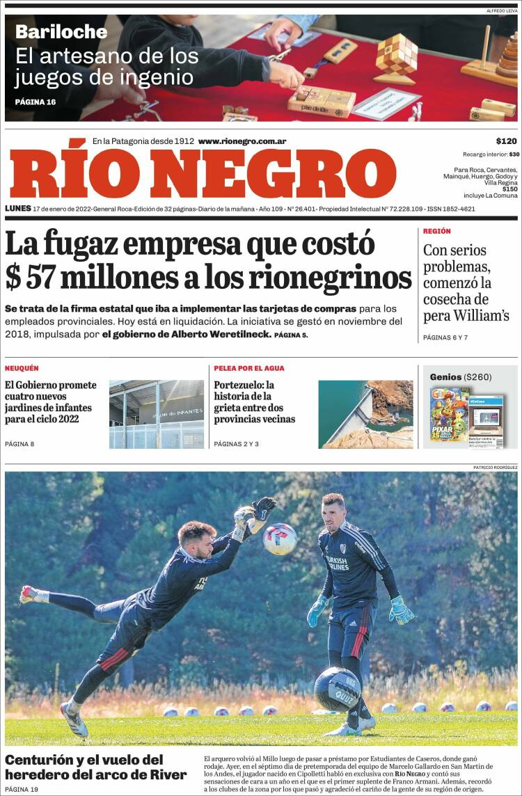 Portada de Rio Negro (Argentina)