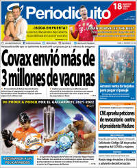 Portada de Periodiquito de Aragua (Venezuela)