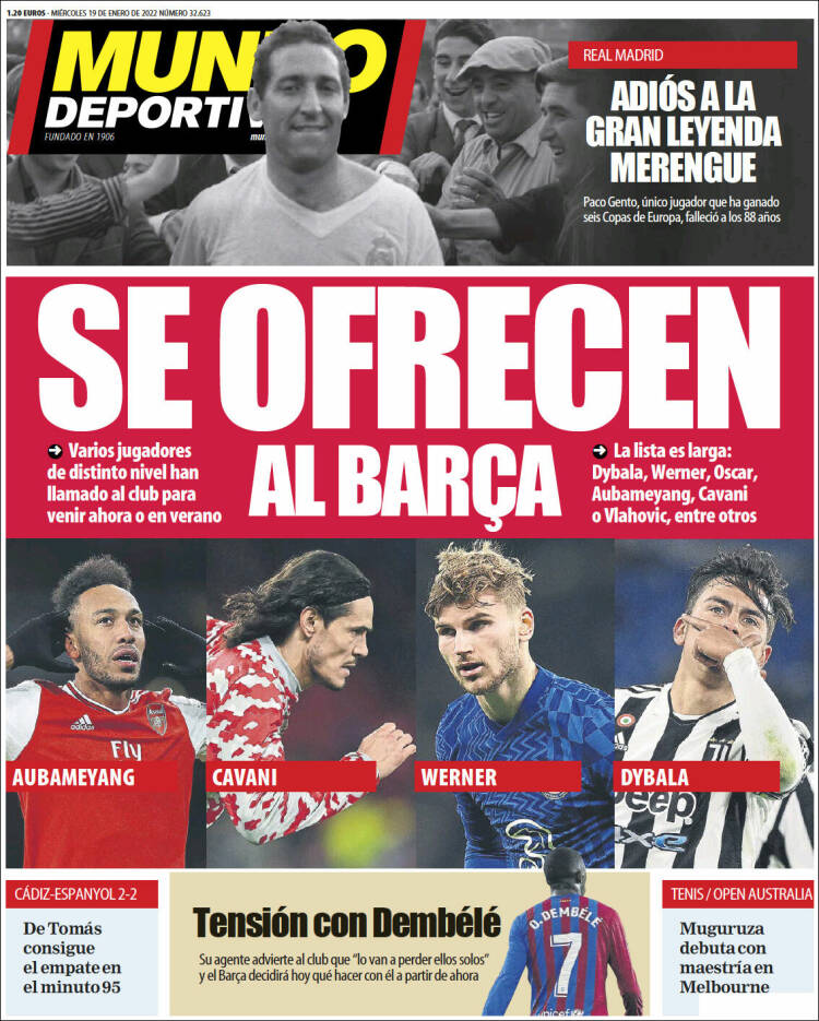 Portada de El Mundo Deportivo (España)